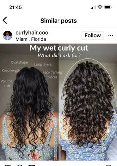 3a Curly Hair, Curly Hair Hairstyles, Curly Hair Care Routine