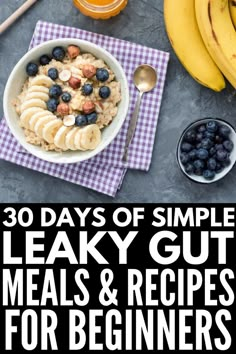 Recipes For Leaky Gut, Leaky Gut Diet Recipes, Leaky Gut Recipes, Leaky Gut Meal Plan, Diet Meal Plan For Beginners, 1200 Calorie Diet Meal Plans, Gut Diet, Leaky Gut Diet, Healthy Gut Recipes