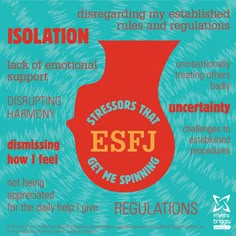 Stressors that get me spinning: ESFJ stress head. I just took the MB Personality test this semester for a psych class- this is me spot on! Steven Rodriguez, Estp Personality, Esfj Personality, What I Like About You, Personality Profile, Myers Briggs Personality Types, Myers–briggs Type Indicator, Myers Briggs Personalities, Myers Briggs Type