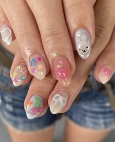 Korea Nail Art, Simple Acrylic Nails