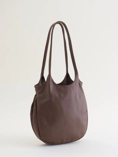 Piega | Are Studio Side Panels, Panel Siding, Almond, Shoulder Bag, Handbags, Leather, Black