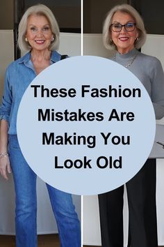 Fashion Mistakes Woman, Over 60 Fashion, 60 Fashion, Looks Street Style, Fashion People