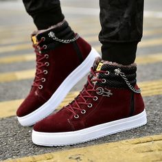 Men's Casual Shoes, Mens Boots Fashion, Boots Leather, Leather Shoes Men, Sneakers Men Fashion, White Sneakers