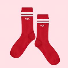 Ugh Holiday Socks Casual Socks As Gift For Fall, Casual Socks For Fall, Casual Socks As A Gift For Fall, Trendy Red Socks As A Gift, Trendy Red Socks As Gift, Casual Socks For Fall Gift, Trendy Winter Gift Socks, Playful Winter Socks For Gift, Trendy Red Socks For Gift