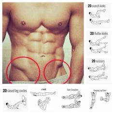 an image of a man doing exercises on his stomach and chest with the instructions for how to do it