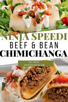 ninja speedi chimichangas Ground Beef Taco Seasoning, Cooking Avocado, Ninja Cooking System Recipes, The Best Air Fryer, Cilantro Rice, Best Air Fryer, Ninja Recipes