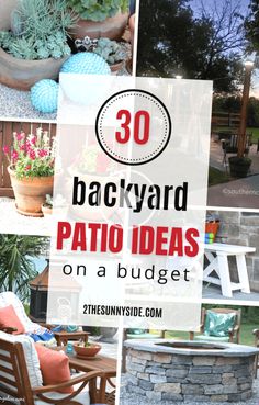 backyard patio ideas on a budget that are easy and cheap to do in less than 30 minutes