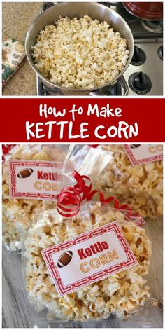 how to make kettle corn for valentine's day with free printable tags and instructions