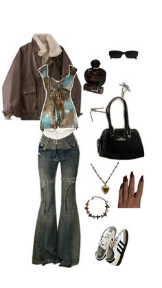 #aesthetic #grunge #y2k Everyday Fashion Outfits, 2000s Fashion Outfits, Trendy Fashion Outfits, Grunge Y2k, Really Cute Outfits, Aesthetic Grunge, 2000s Fashion, Everyday Fashion