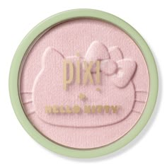 Pixi + Hello Kitty Hello Glow-y Powder -  The Pixi + Hello Kitty Hello Glow-y Powder is a silky, soft radiance powder that adds a touch of glow and sheer soft color. Its natural mineral pigments blend perfectly into complexion, creating a soft finish.    Benefits     Enlivens & adds glow Can be worn alone or with blush or highlighter for a layered effect Universally-flattering shade Paraben-free Not tested on animals   - Pixi + Hello Kitty Hello Glow-y Powder Hello Kitty Make-up, Pixi Hello Kitty, Hello Glow, Hello Kitty Makeup, Pixi Beauty, Hello Kit, Mineral Pigments, Hello Kitty Collection