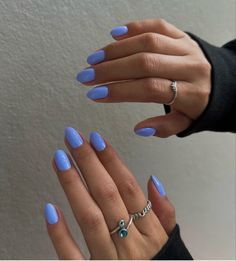 Accountant Life, Nail Ideas Blue, Teen Nail Art, 2025 Nails, Nails Light Blue, Vacay Nails, Fancy Nails Designs