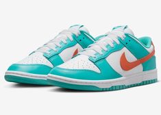 Nike Dunk Low Retro Miami Dolphins Style code: DV0833-102 // Men's size 10.5 100% Guaranteed Authentic! // Ships in 24 hours! Brand New/Never worn! / New in box! / Deadstock! If you have any questions, please feel free to contact me! Free 30-Day Returns! Dunk Lows, Shoes Names, Sb Dunk Low, Nfl Season, Nike Sb Dunks Low, Nike Sb Dunks, January 2024, Retro Shoes, Sb Dunk