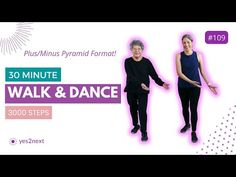 an advertisement for a dance class with two women