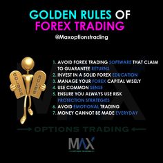 the golden rules of forex trading