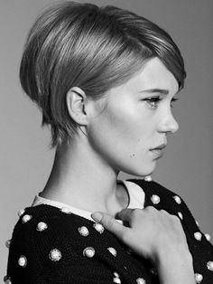 Lea Seydoux http://beautyeditor.ca/2013/06/05/got-damaged-hair-like-reader-bianca-heres-the-cut-and-colour-rx-from-celebrity-hairstylist-bill-angst/ Haircuts 2014, Fall Hair Cuts, Celebrity Hair Stylist, Pixie Hairstyles