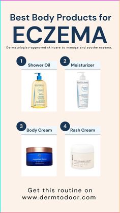 When it comes to treating itchy, or eczema-prone skin the solution is in your skincare routine! The number one rule that dermatologists suggest is to protect and moisturize the skin which will prevent further irritation. To help, here are the best skincare products dermatologists recommend for eczema. Visit www.dermtodoor.com to access these dermatologist-approved products! Natural Remedies For Excema, How To Get Rid Of Excema, Prurigo Nodularis, Ezcema Diet, Natural Makeup Remover Diy, Appearance Aesthetic, Spa Esthetics, Rash Cream, Severe Acne