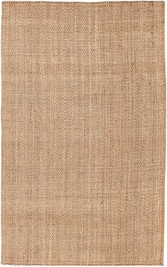 an area rug made out of jute