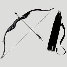 an arrow with a bow attached to it