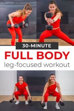 Build strength at home with this full body and leg day workout routine. This leg-focused full body workout combines the best leg day exercises with compound full body movements to increase metabolism, burn more calories, and allow you to lift heavier weights. This full body leg workout starts with a rep-based challenge, allowing you to move at your pace and max out your weights. Leg Day Workout Routine, Compound Leg Exercises, Leg Day Exercises, Leg Day Workout, Shredded Body, Strength Training Program, Leg Day Workouts, Heavy Weight Lifting