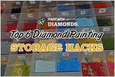 the top 6 diamond painting storage hacks