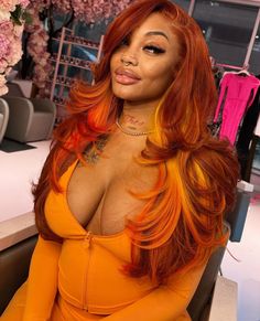 Tokyo Stylez, Sew In Hairstyles, Birthday Hairstyles, Cute Curly Hairstyles, Red Highlights, Cool Braid Hairstyles, Haircut Inspiration, Cool Braids, Hair Laid