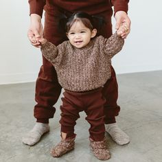 Meet the chunky knit sweater. Made of 100% super-soft organic cotton knit, it is the perfect sweater for the season of cozy. Features ribbed cuffs at the wrist and a comfy drop sleeve shoulder. This will be your babe's go to sweater all season long! Fabric: 100% organic cotton chunky knit Hugs And Cuddles, Drop Sleeve, Toddler Sweater, Chunky Knit Sweater, Fabric Tape, Kids Pants, Chunky Knits Sweater, Baby Sweaters, Baby & Toddler Clothing