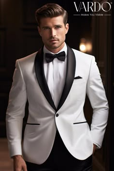 >>ORIGINAL ARTWORK AND CONTENT, PLEASE DO NOT COPY<< Men Suits, Suits For Man, Classic Formal White Tuxedo Suit for Men , Timeless Style for Men. Classic and Stylish Formal Wear for Men piece Wedding Suit, Double Breasted, Formal Fashion Slim Fit Suit. Description: Elevate your formalwear game with our classic white tuxedo suit for men. This timeless ensemble is designed to make a statement at weddings, galas, and other special events. Crafted with precision and attention to detail, our white tuxedo suit combines sophistication with style, ensuring you look your best on your big day. 🤵 Features: ✨ Impeccable craftsmanship for a sharp, tailored fit ✨ High-quality, breathable fabric for all-day comfort ✨ Sleek satin lapels and buttons for a touch of luxury ✨ Versatile and perfect for weddin White Toxido Suit For Men Wedding, Best Tuxedo For Men Weddings, Men White Suit Wedding, White Groom Suit Wedding, Male Tuxedo Suits, Mens Wedding Suits White, White And Black Groom Suit, Unique Tuxedo Men, Tuxedo For Men White