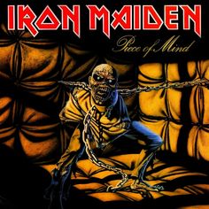 iron maiden's cover art for their album, the end of mind and other stories