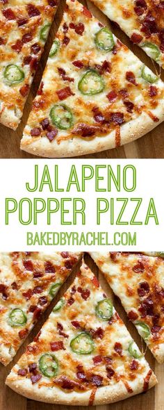 jalapeno popper pizza cut into eight slices