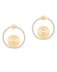 MESSIKA JEWELRYFINE JEWELEARRING YLWGOLD Lucky Move MM Earrings Marissa Collections, Earrings Diamond, Jewel Box, Fine Jewels, Clothing Size Chart, Jewelry Gifts, Jewelry Collection, 18k Gold, Fine Jewelry