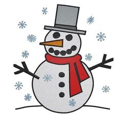 Snowman Embroidery, Snowman Painting, Painted Rock, Machine Embroidery Designs, Tea Towels, Embroidery Design, Embroidery Patterns, Machine Embroidery