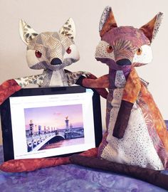 The Fox Shop 3d Quilt Patterns, Java House, 3d Quilts, Iphone Stand, Cord Storage, House Quilts, Charging Cord, Tablet Holder, Charm Gift