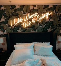 I Like Where This is Going Neon Sign Room Decor Neon, Hiasan Bilik Tidur, Commercial Signs, Dekorasi Kamar Tidur, Neon Sign Bedroom, Event Exhibition, Neon Art, Diy Room, Custom Neon