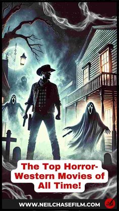 Looking for fantastic horror movies to watch on movie night? Click to read all the top horror-western movies, from an indie horror filmmaker's perspective!  Save this pin for when you're looking for a unique horror-western film to watch! Horror Western, Horror Movies To Watch, Western Film, Indie Horror, Movie List, Western Movies, Horror Art