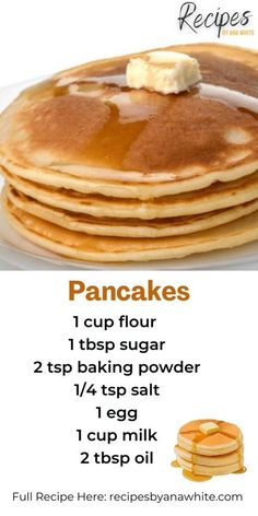 pancakes are stacked on top of each other