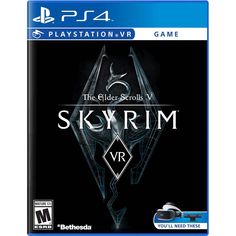 the elder scrolls v skyrim vr video game for playstation 4, new factory sealed