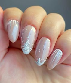 Holiday Autumn Nails, Winter Nails2024, Biab Nails Winter, Biab Christmas, Winter Biab Nails, Christmas Nails 2024 Trends, Snowman Nails, December Nails, London Nails