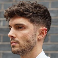 Short Taper Fade, Caesar Haircut, Boys Haircut, Thick Wavy Hair, Wavy Hair Men, Wavy Haircuts, Thick Curly Hair