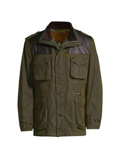 Wax Jacket, Military Jacket, Wax, Gold