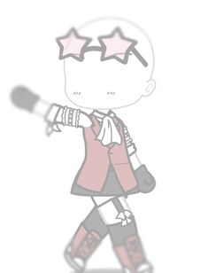 a drawing of a girl with stars on her head and pink jacket holding a baseball bat