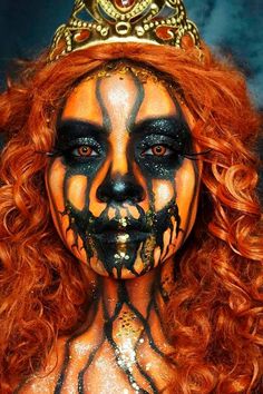 63 Halloween Makeup Ideas for Any Themed Party in 2024 Holloween Makeup, Makeup Artistic, Horror Costume