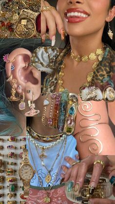 Gold Moodboard, Accessories Inspiration, Mode Boho, Golden Jewelry, Jewelry Accessories Ideas