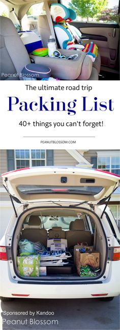 the ultimate road trip packing list 40 things you can't forget