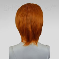 Atlas Multipart Short Autumn Orange Wig The Atlas style is an incredibly versatile multipart short Autumn Orange wig with a natural looking hairline to be used as an alternative to a lace front wig. A thin skintop runs along the front of this wig to give it its natural appearance, and makes it so that it can be styled and parted in a variety of different ways. This multipart short Autumn Orange wig can be altered so that it's parted in the center, to the side, slicked back, or even given bangs w Orange Wig, Autumn Orange, Epic Cosplay, Styling Iron, Dramatic Look, Head Shapes, Short Wigs, Wig Cap, Lace Front Wig