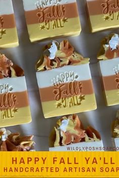 happy fall y'all handcrafted artisan soaps