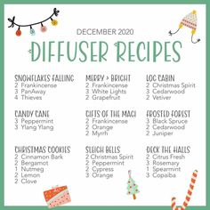 Christmas Diffuser Recipes, Reed Diffuser Recipe, Diffuser Blends Young Living, Candy Cane Gifts