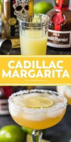 Cadillac Margarita Recipe, Cadillac Margarita, Summer Mocktails, Simple Cocktail, July Desserts, Cocktails To Try, 4th Of July Desserts, Delicious Drink Recipes