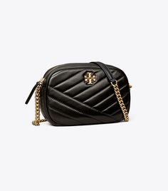 Kira Chevron Camera Bag: Women's Designer Crossbody Bags | Tory Burch Tory Burch Kira Chevron Camera Bag, Tory Burch Kira Chevron, Kira Chevron, Tory Burch Kira, Womens Designer Handbags, Chevron Quilt, Designer Crossbody Bags, Designer Shoulder Bags, Quilting Ideas