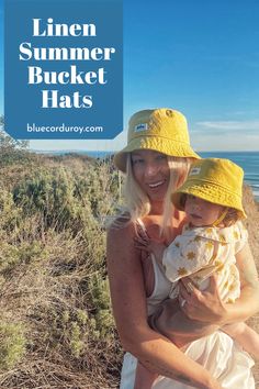 Get ready for the fun in the sun with our stylish Yellow Bucket Hat Summer Hats for Women. This classic design is made of a breezy linen and comes in a sunny yellow hue that instantly brightens up any outfit. Whether your style is boho-chic, preppy, hipster, vintage, or minimalist, this hat will make a great accessory for any summer look. For the ultimate show-stopping look, match the mommy and me sets with a matching yellow hat! Shop Now! Spring Bucket Straw Hat, Yellow Cap For Vacation, Yellow Vacation Cap, Yellow Cotton Summer Bucket Hat, Yellow Summer Cotton Bucket Hat, Casual Summer Straw Bucket Hat, Yellow Cotton Sun Hat, Yellow Cotton Sun Hat, One Size Fits Most, Yellow Cotton Bucket Hat With Short Brim