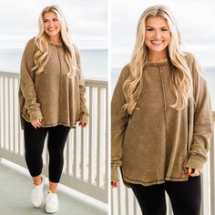 Stay cozy and cute in our NEW pullover! Indulge in the comfort of this raw edge, acid wash, longer-sleeved pullover! The lovely mocha hue adds sass to your wardrobe, while the round hem provides a stylish touch! Perfect for lounging or enjoying a day out on the town! 100% Cotton Model Fits, Stay Cozy, Acid Wash, Raw Edge, Womens Fashion Casual, Affordable Fashion, Mocha, Different Styles, Plus Size Outfits